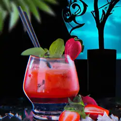 Une image de Fraise Citronée Tropicale : un cocktail qui pique !