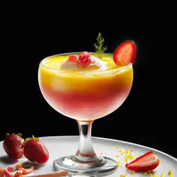 Une image de Le cocktail qui va te faire tomber sur les fesses : Mangue-Fraise-Gingembre Surprise